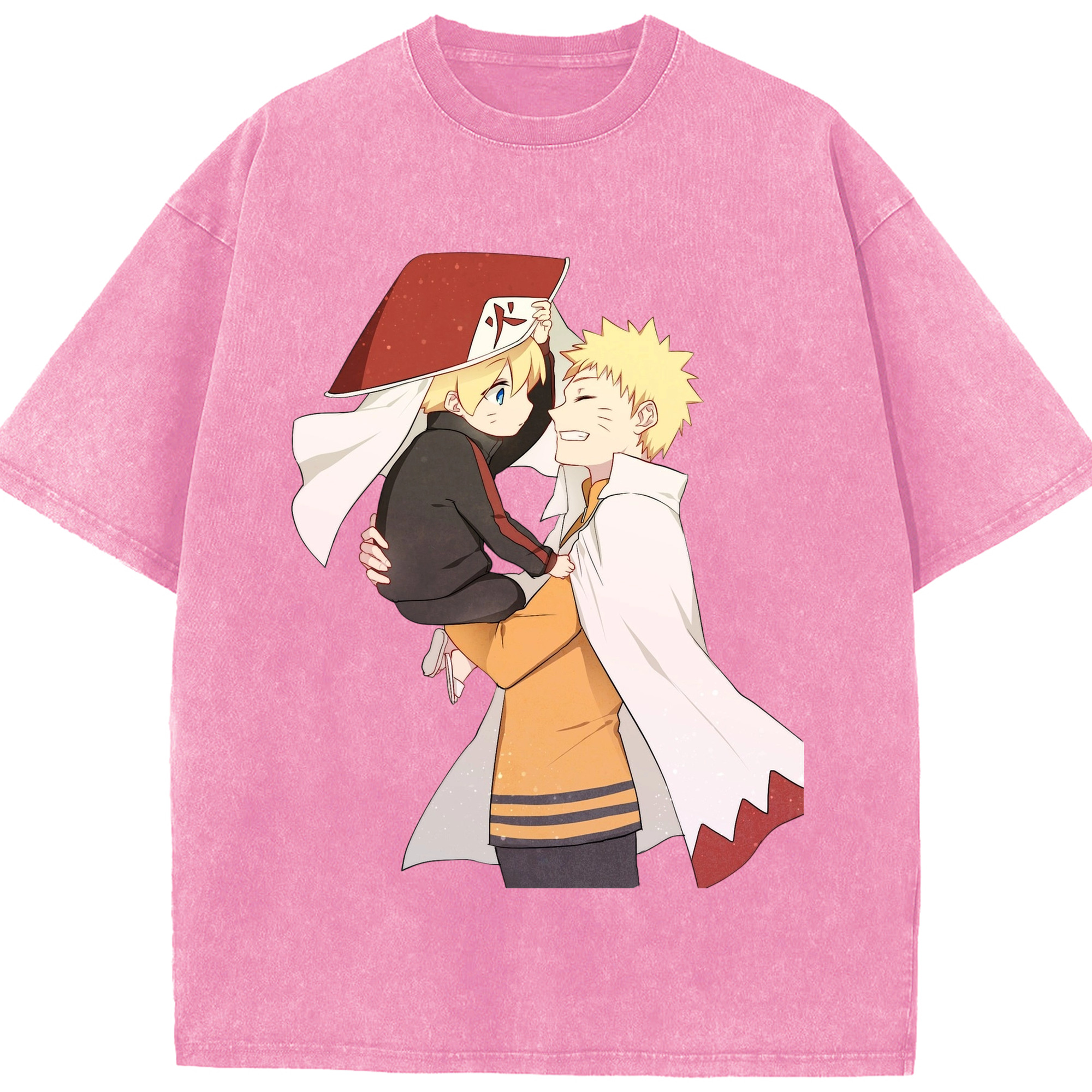 （画像用） NARUTO -ナルト- うずまき ナルト Uzumaki Naruto 綿100% ヴィンテージ風 半袖Tシャツ（フロントプリント）